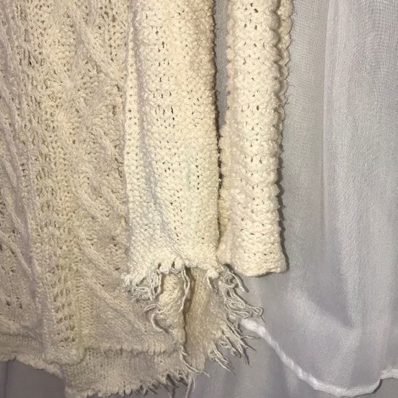 Free People Crochet Braided Knit Sweater - Picture 3 of 3